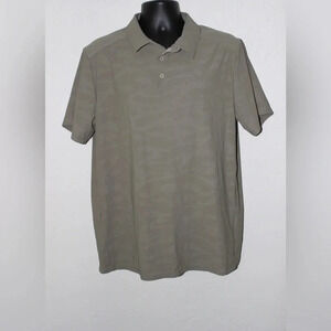 Men’s Zyia Active Camo Sport Ventilation Collar Polo Size XL